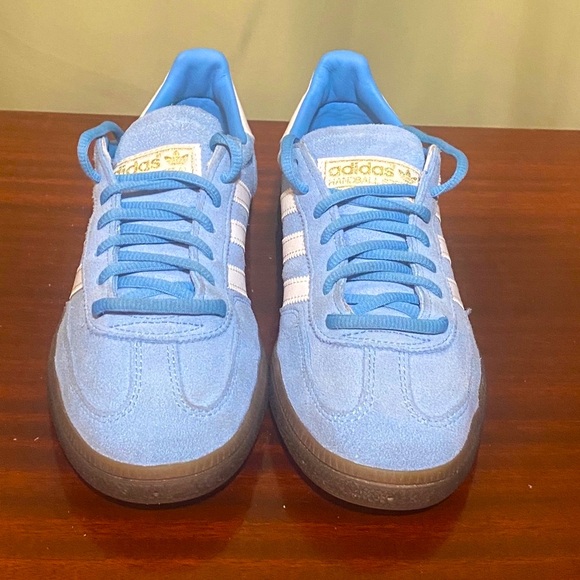 Adidas Handball Spezial Light Blue / Cloud White / Gum Shoe Mens 6.5/ W 7.5 - Picture 2 of 8
